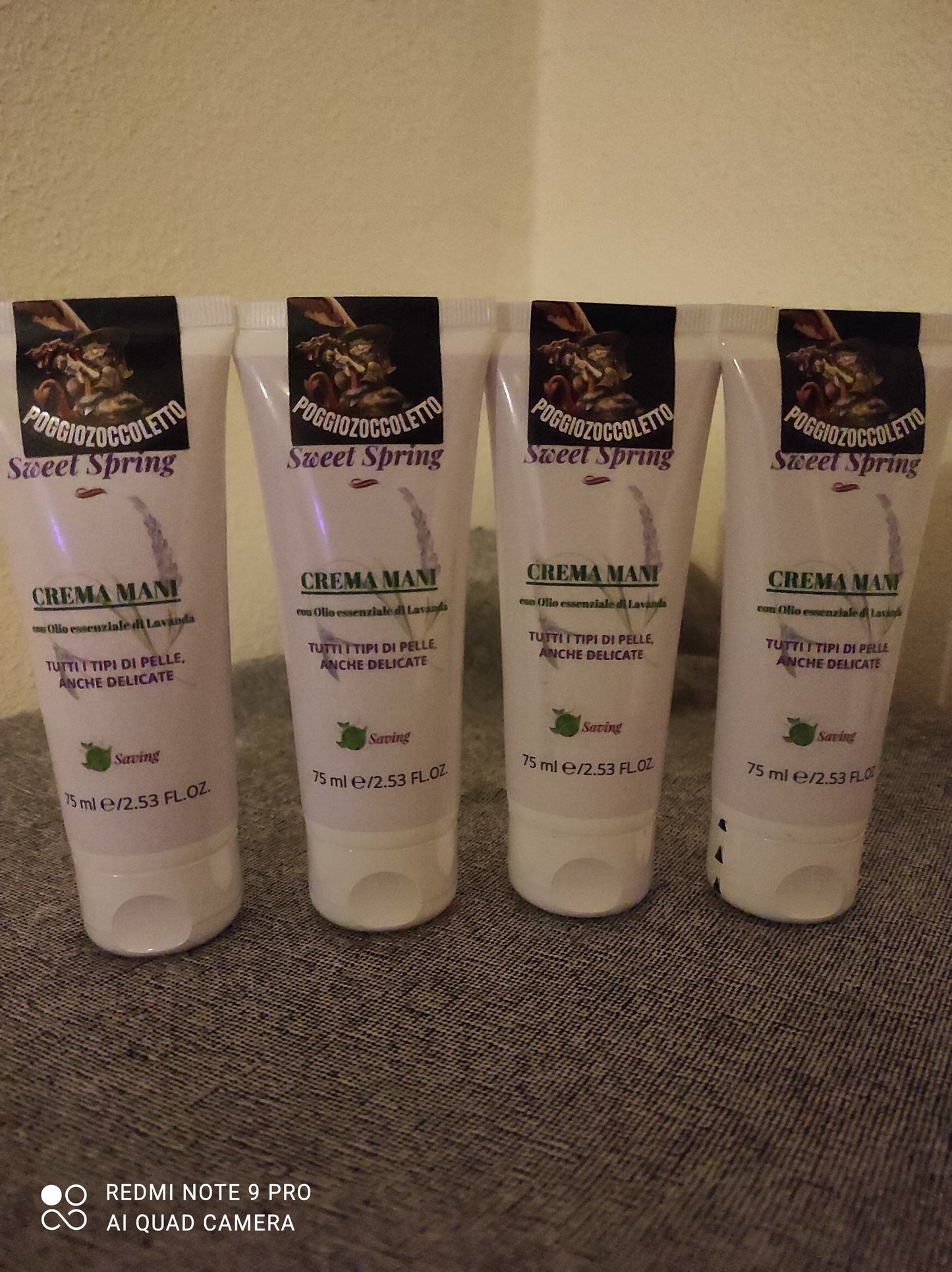 Crema mani fatta con la nostra lavanda